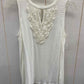 Pale Sky White Womens Size Small Tank Top