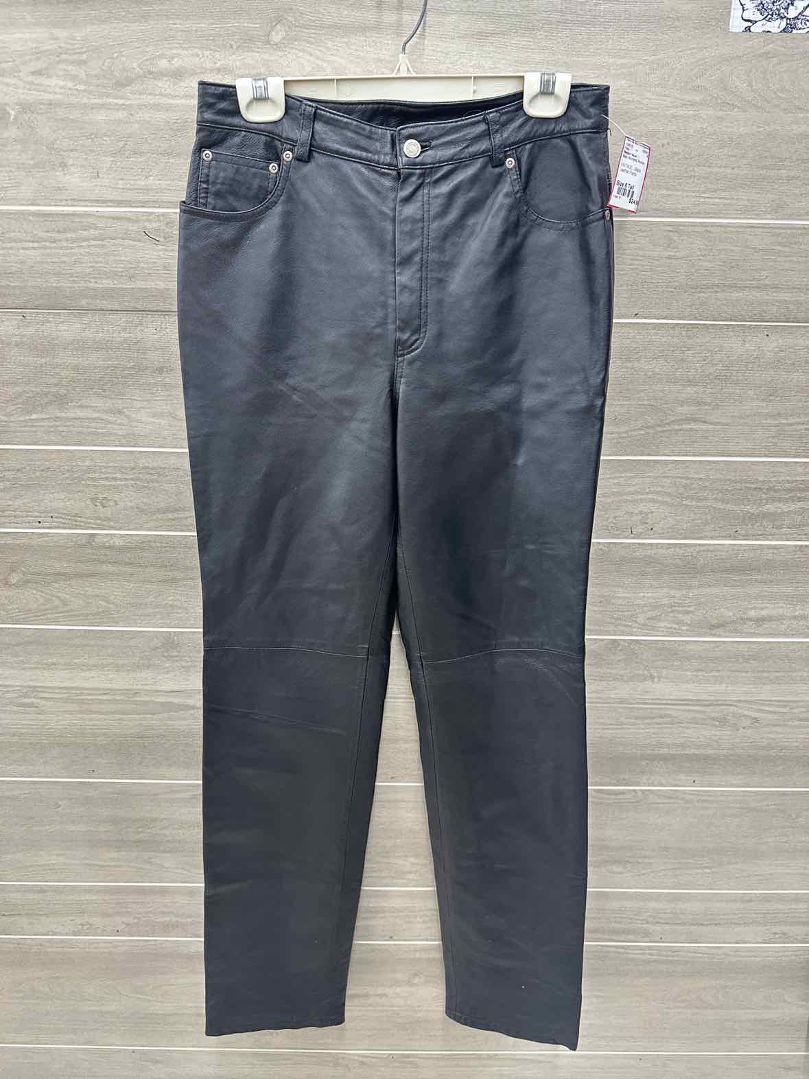Newport News Size 8 Tall Black Womens Pants