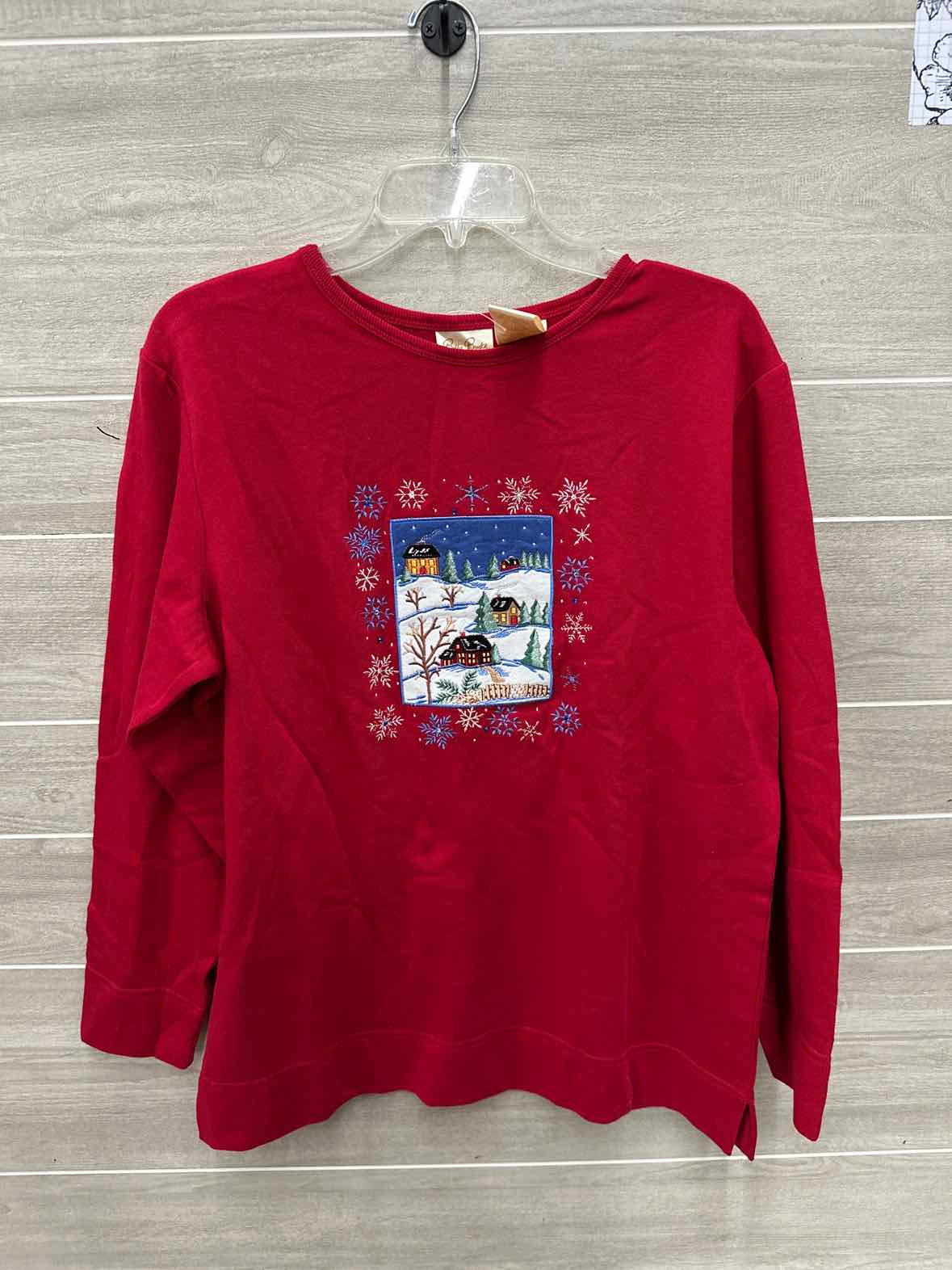 Bobbie Brooks Size M Red Womens Sweatshirt