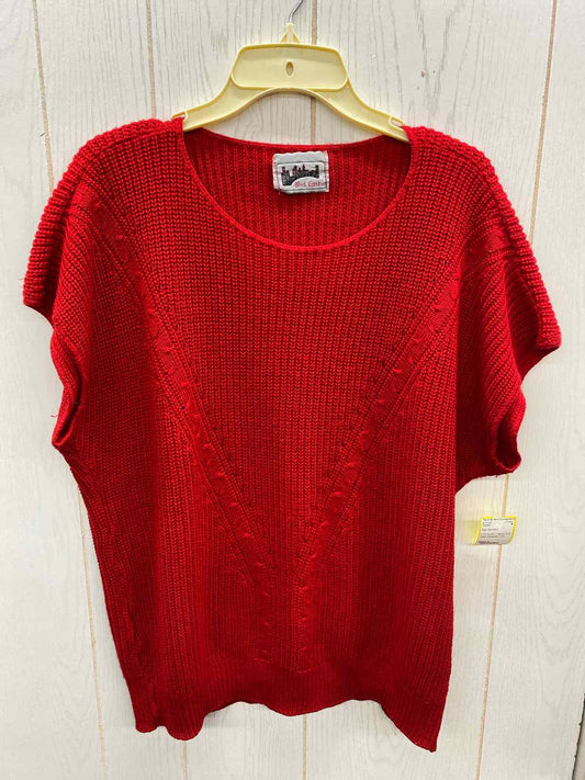 Red Womens Size L Sweater