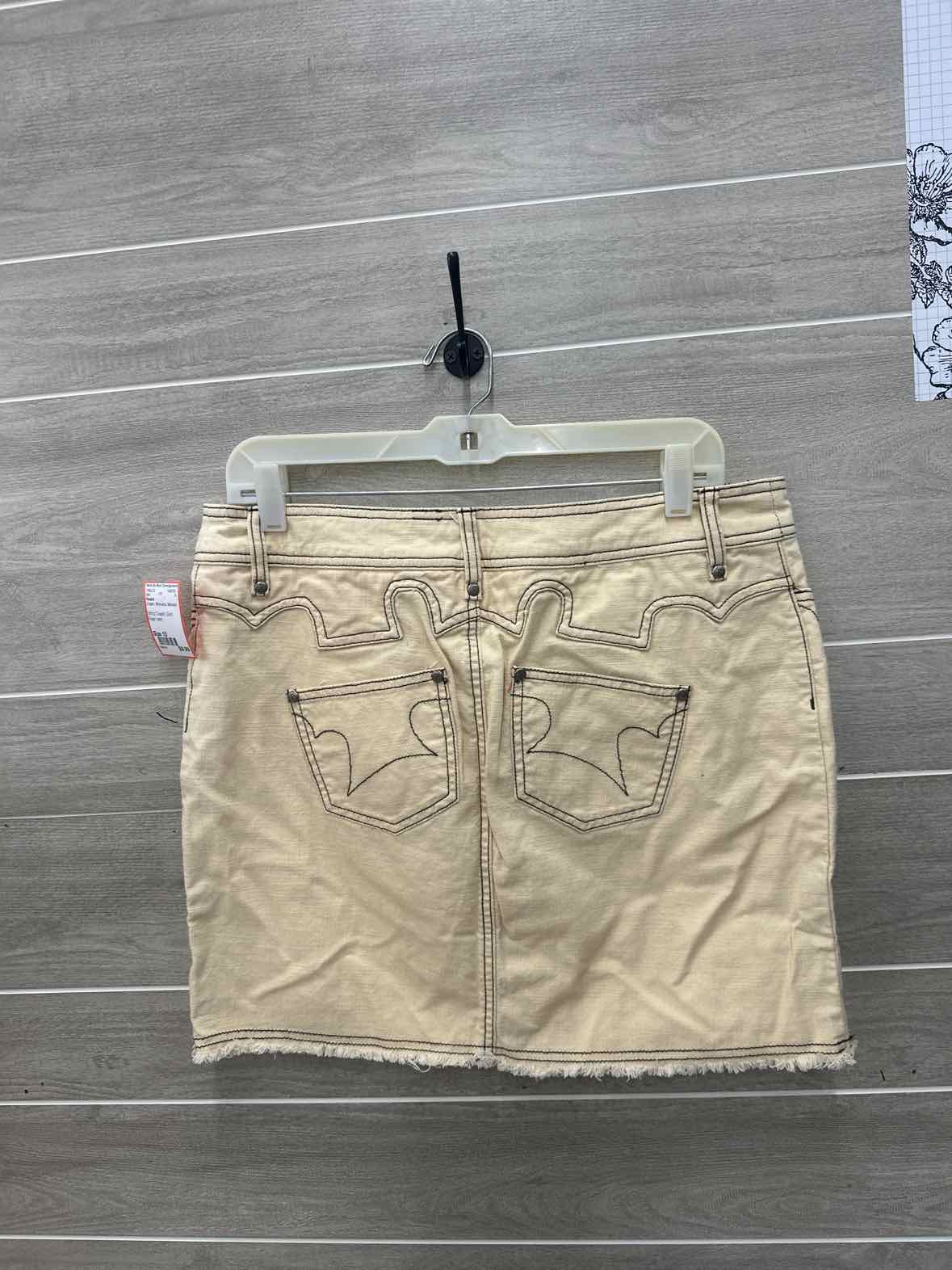 Parallel Size 10 Cream Womens Skirt