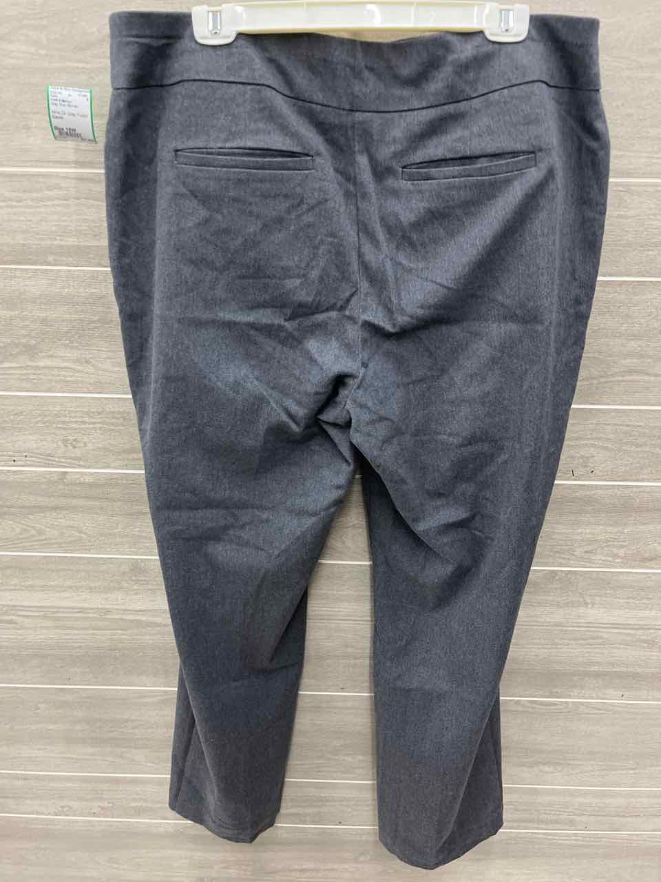 Croft & Barrow Size 18W Gray Plus Pants