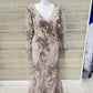 MAC DUGGAL Size 10 Taupe Womens Gown/Evening Wear