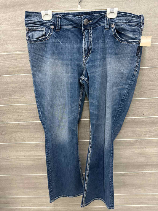 Silver Blue Womens Size 20 Jeans