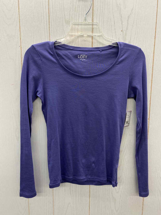LOFT Purple Womens Size Small Shirt
