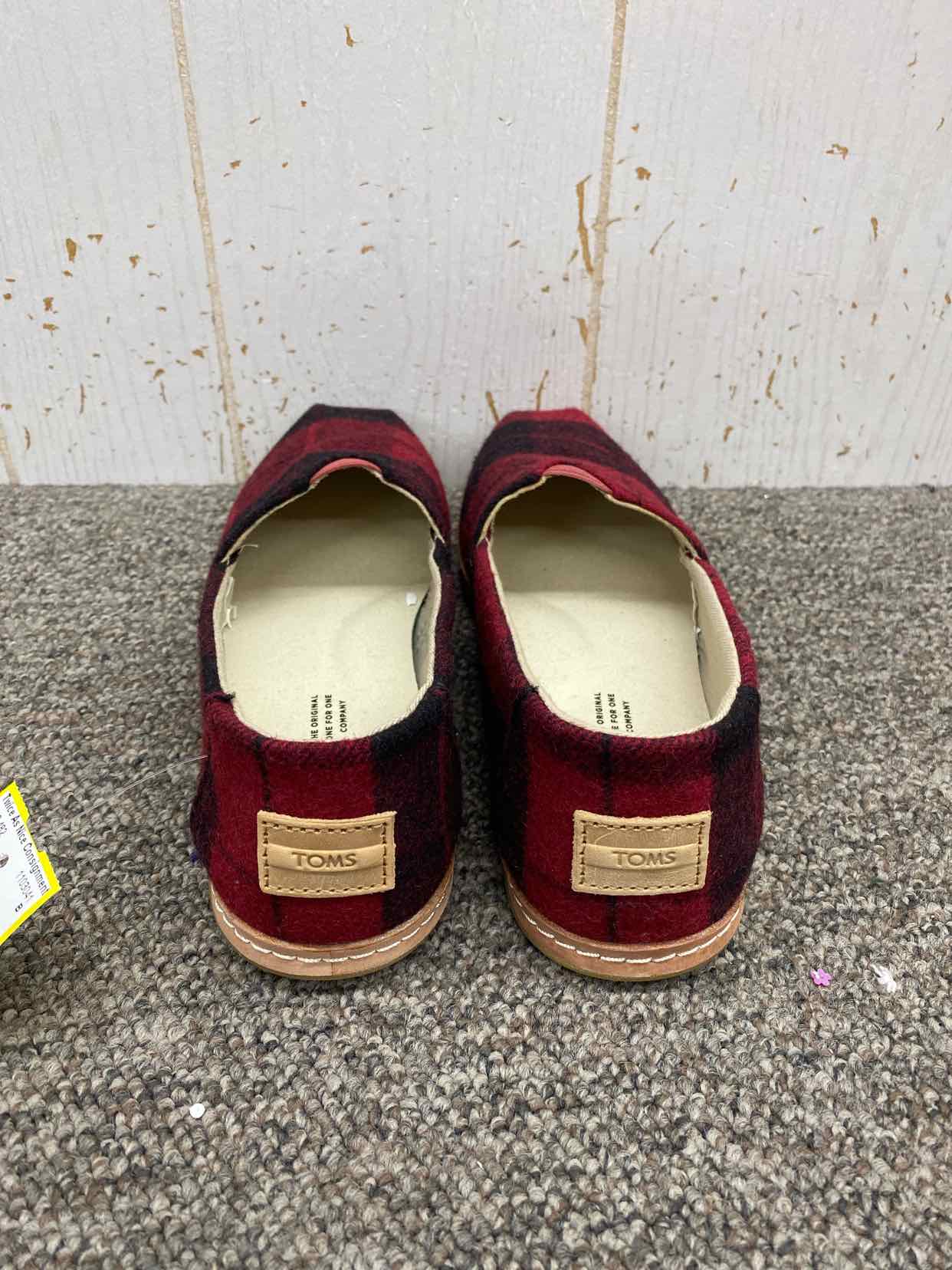 TOMS Red Womens Size 7.5 Shoes/Footwear