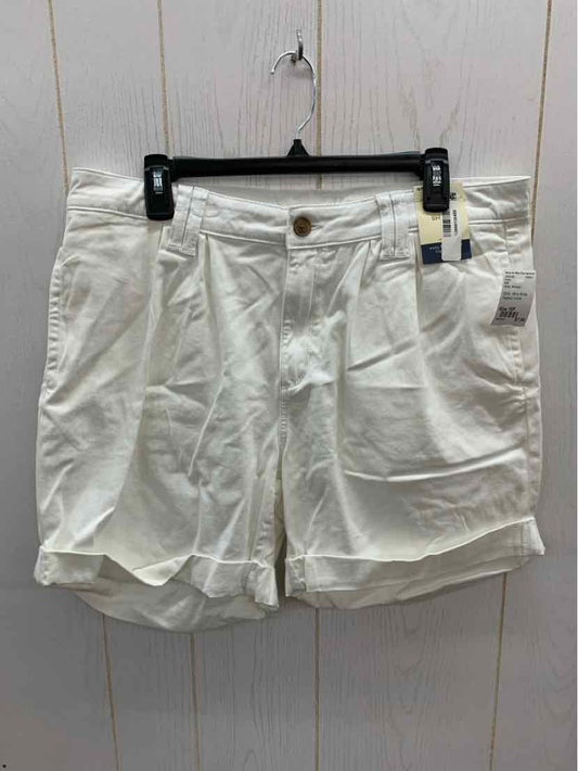 SJB White Womens Size 16P Shorts