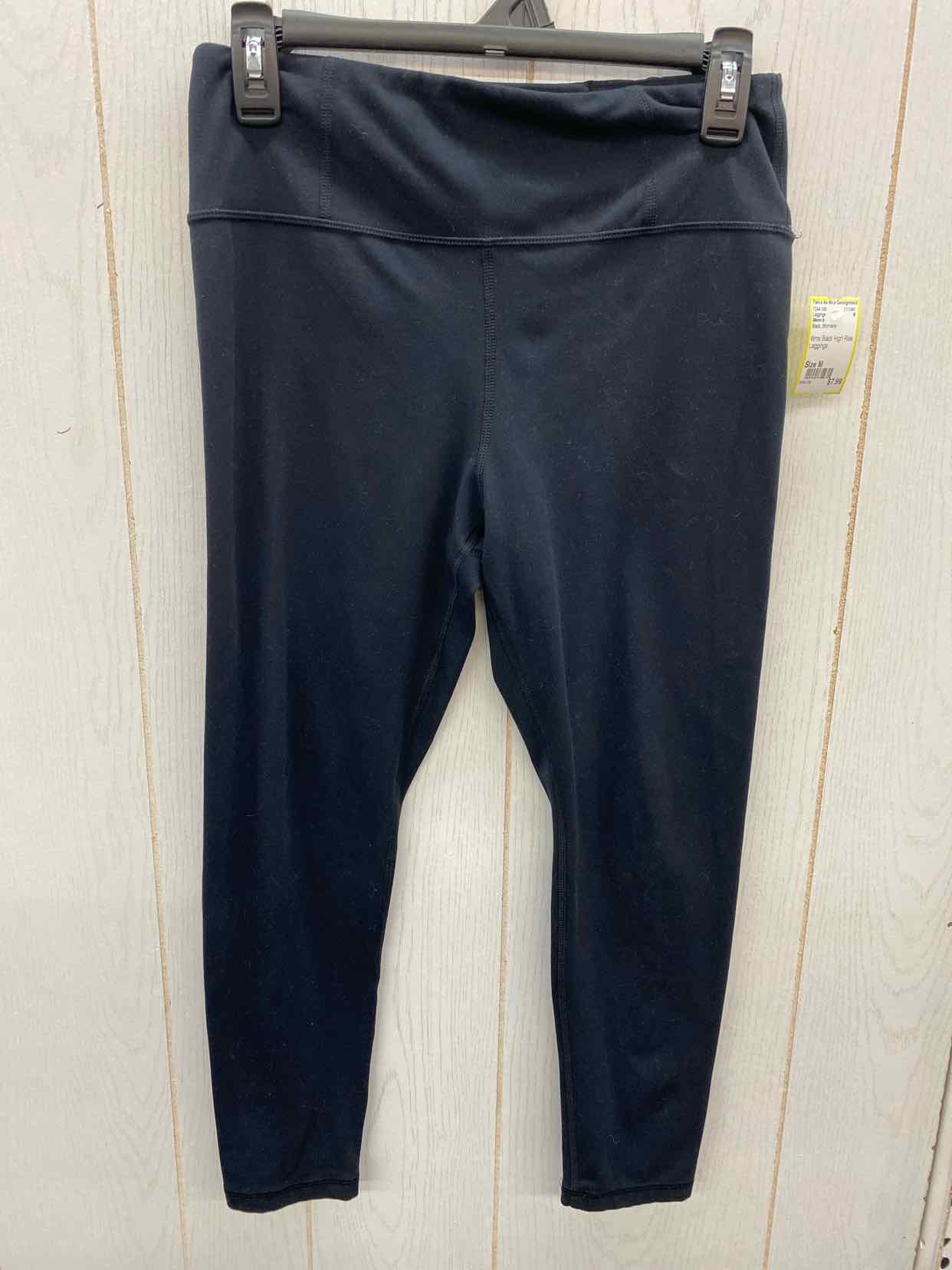 Mono b Black Womens Size M Leggings