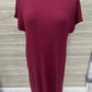 Time & Tru Size 16/18 Burgundy Womens Dress