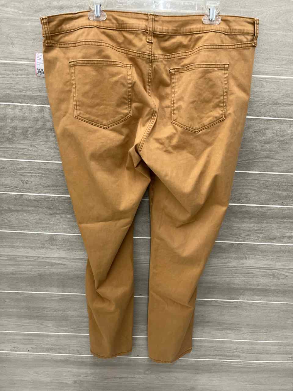 Sonoma Size 18 Long Mustard Plus Pants