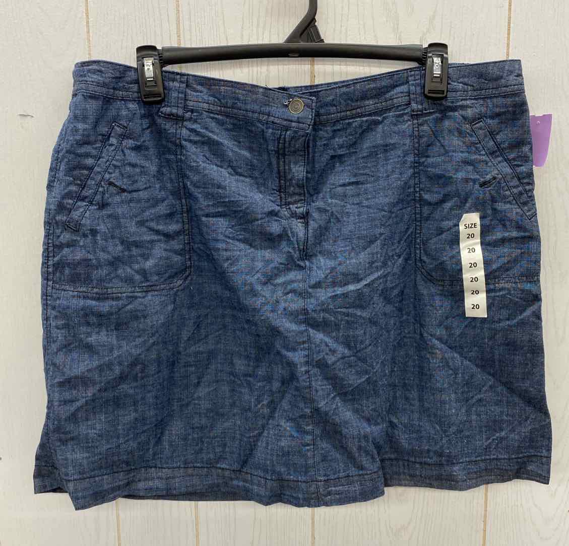 Blue Womens Size 20 Shorts