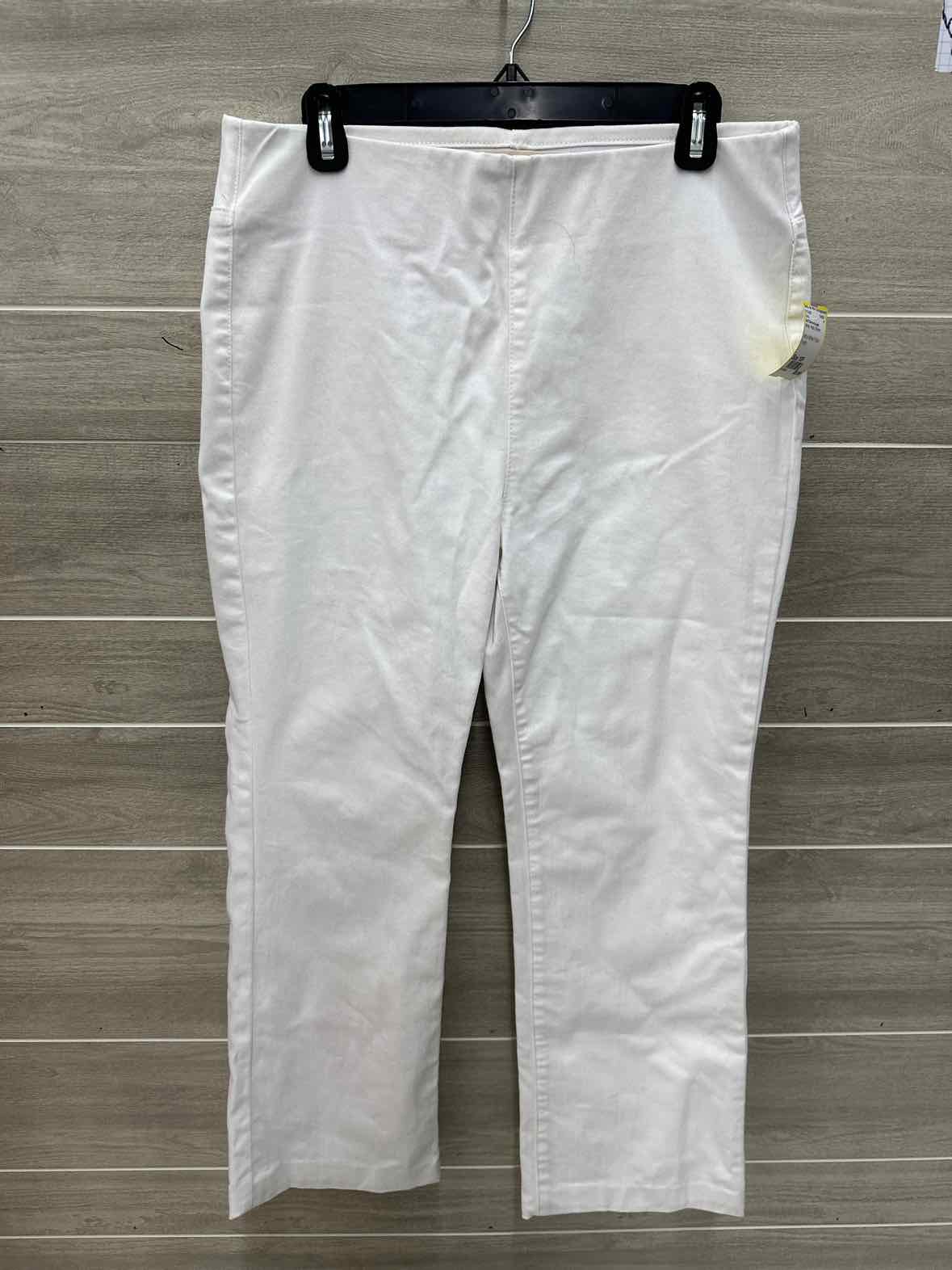 Soft Surroundings Size 10P White Petite Pants