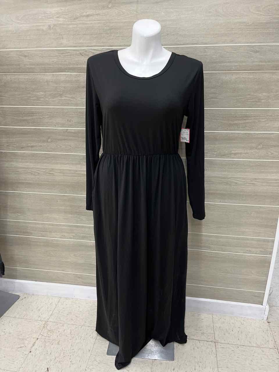 Black Womens Women Size 16W Dress