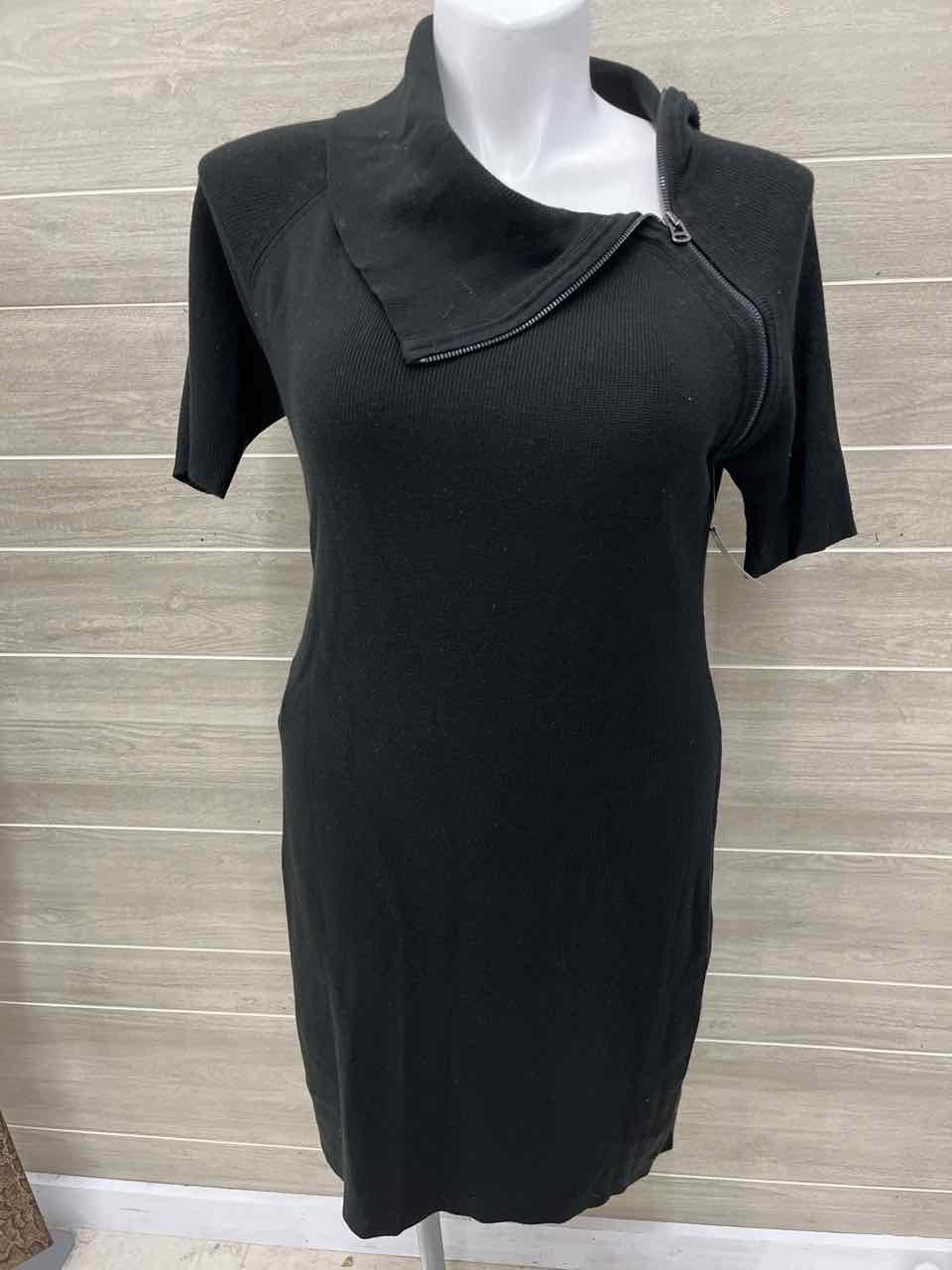 Calvin Klein Size 14 Black Womens Dress