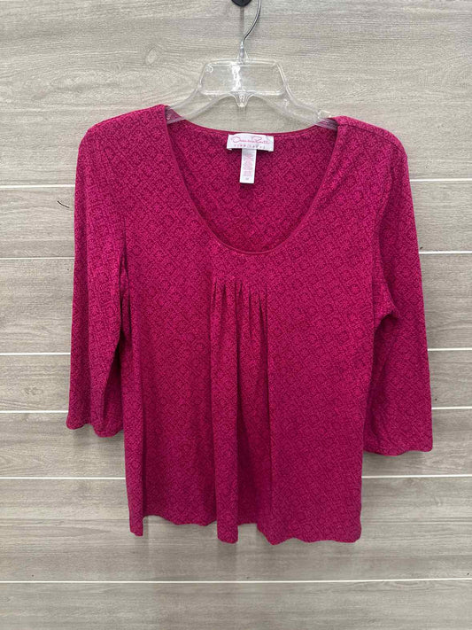 Oscar de la Renta Size M Pink Womens Shirt