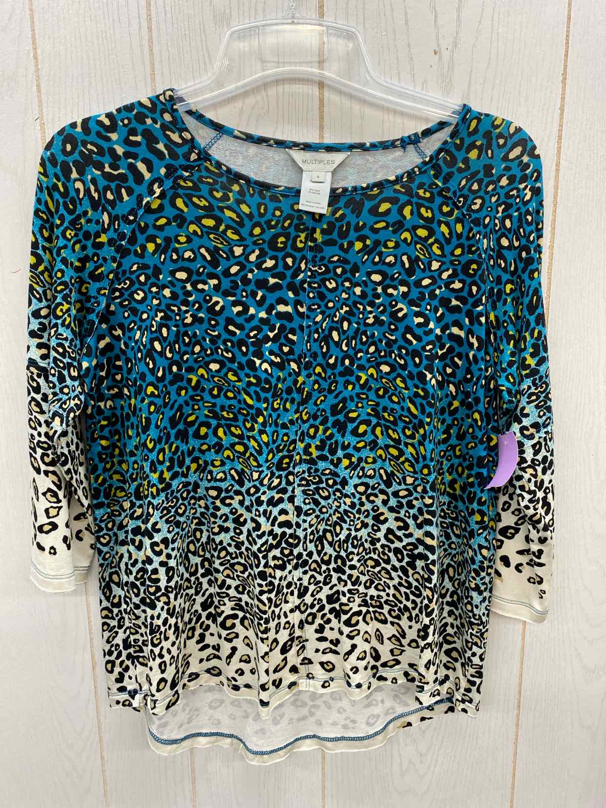 Multiples Teal Womens Size Small Shirt