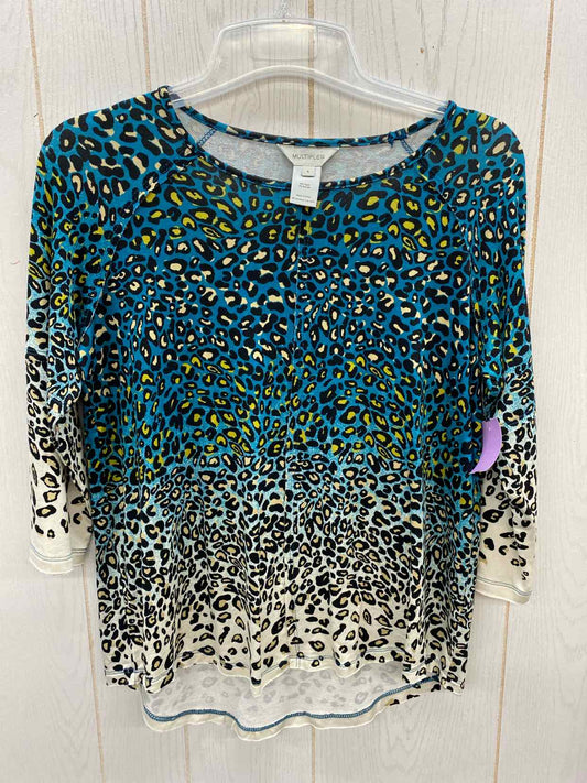 Multiples Teal Womens Size Small Shirt