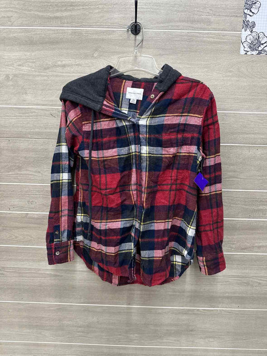 American Eagle Size XS Red Womens Shirt