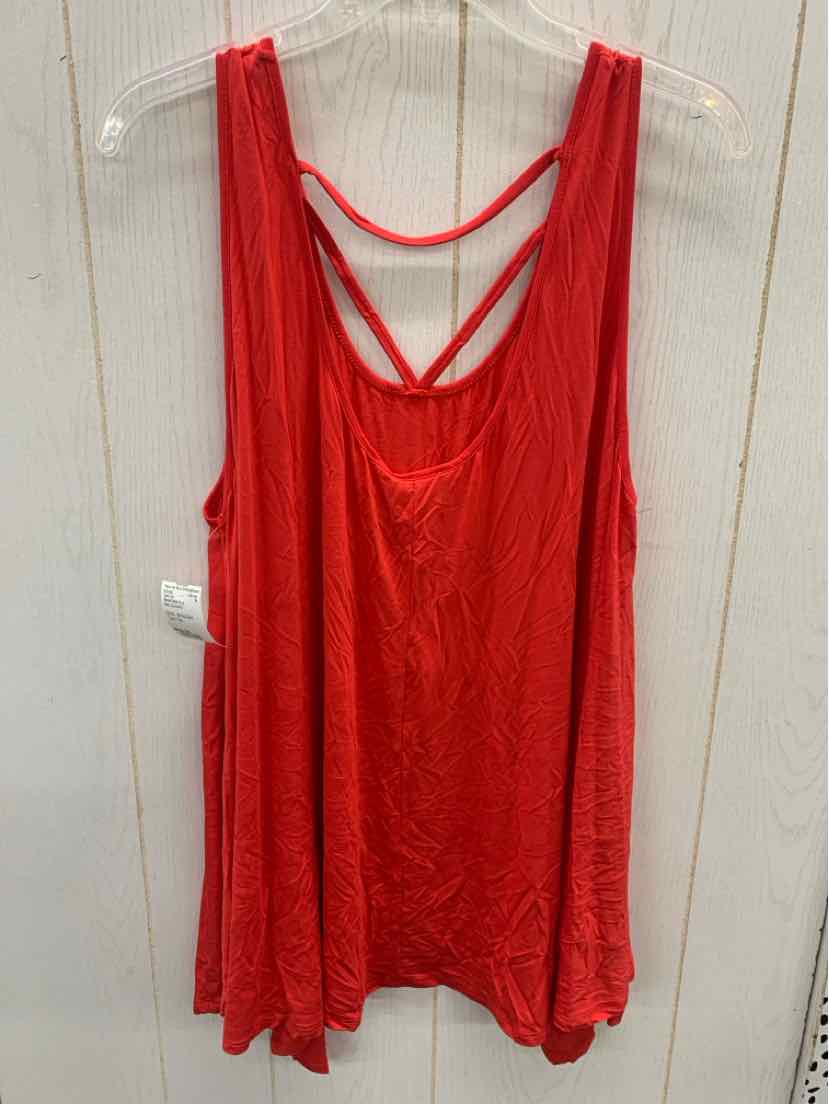 Good Luck Gem Red Womens Size 2X Tank Top