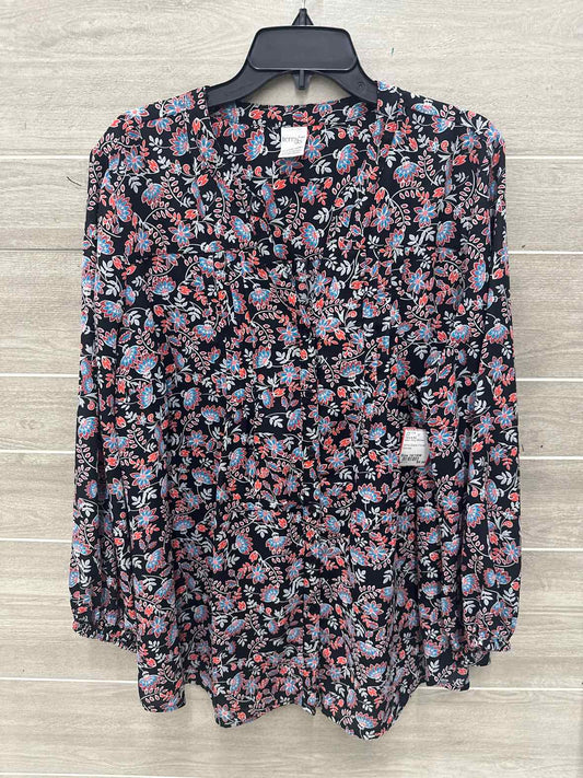 Terra & Sky Size 16/18W Black Plus Shirt