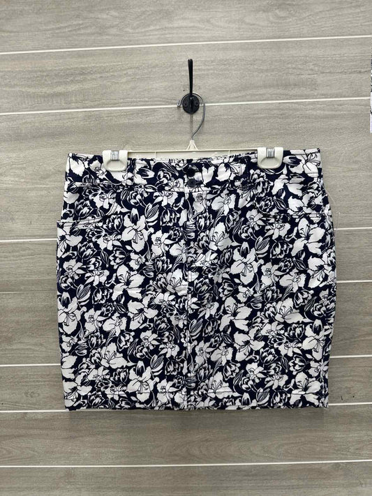 Chaps Size 14 Blue Womens Skirt