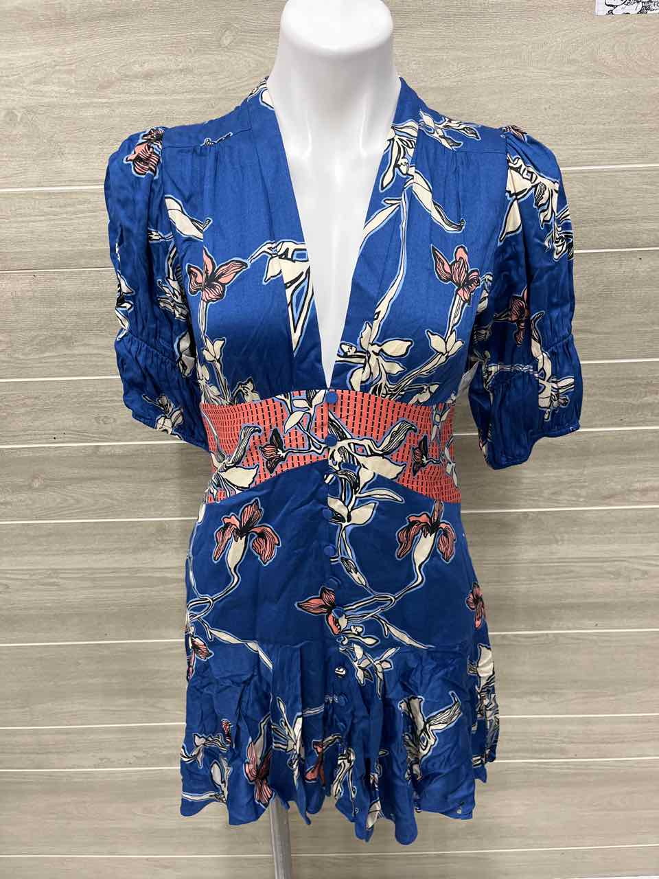 ALEXIS Size M Blue Womens Dress