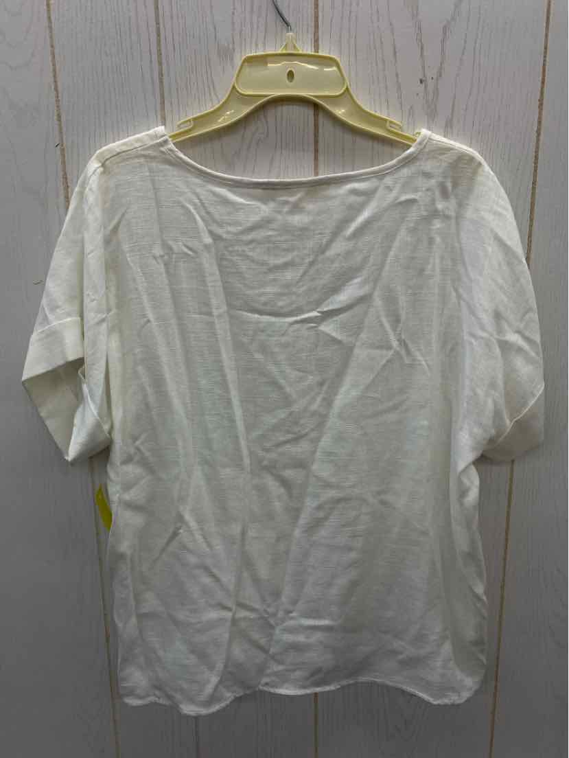 White Womens Size M Shirt