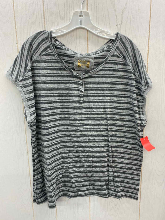 Ruff Hewn Gray Womens Size 1X Shirt