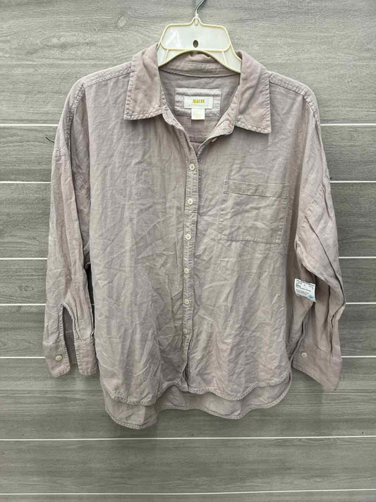 MAEVE Pink Womens Women Size XS/S Shirt