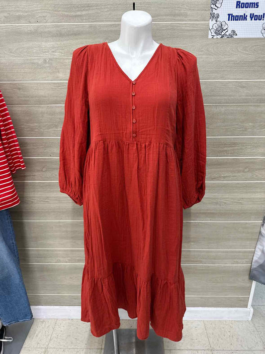 Old Navy Orange Womens Size 12/14 Dress