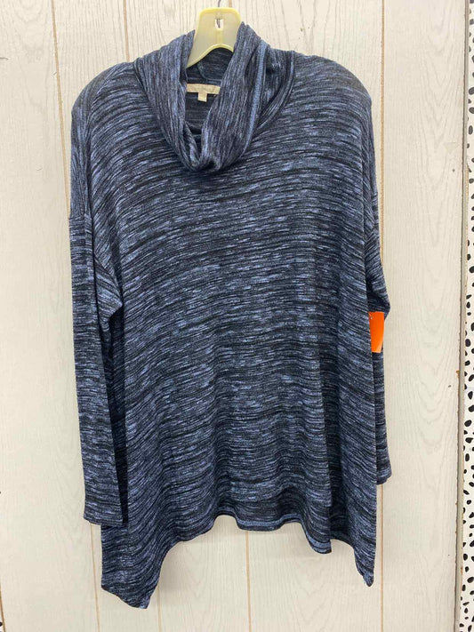 Joan Vass Blue Womens Size S/M Shirt