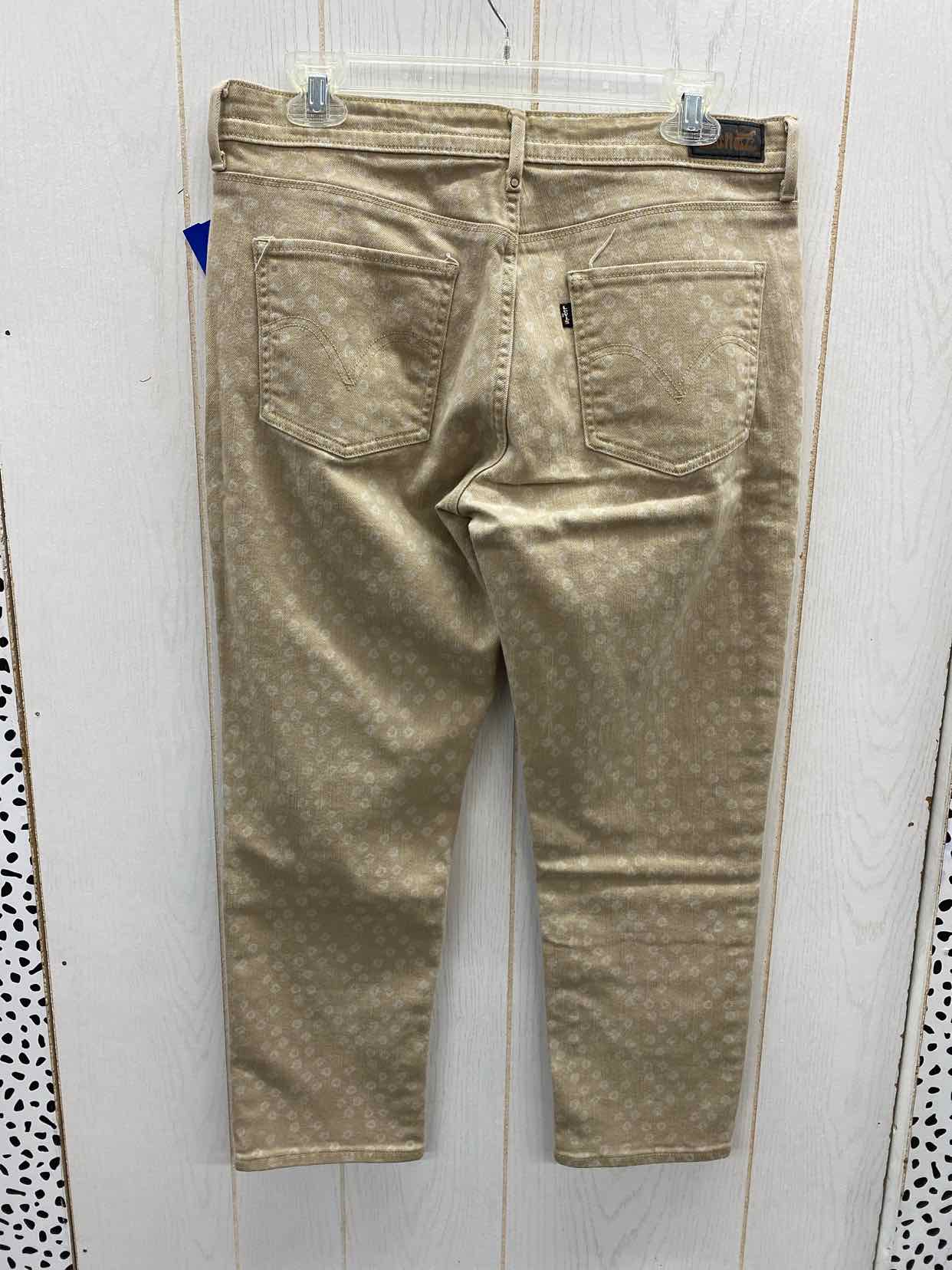 Levis Tan Womens Size 12 Jeans