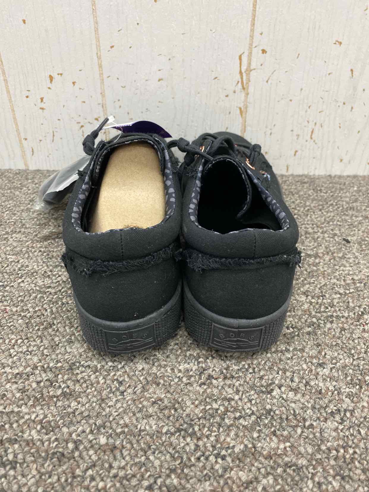 Bobs Black Womens Size 8.5W Shoes/Footwear