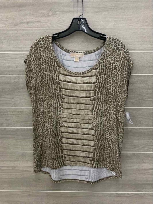 Michael KORS Tan Womens Size Small Shirt