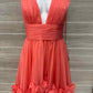 MAC DUGGAL Size 10 Coral Womens Gown/Evening Wear