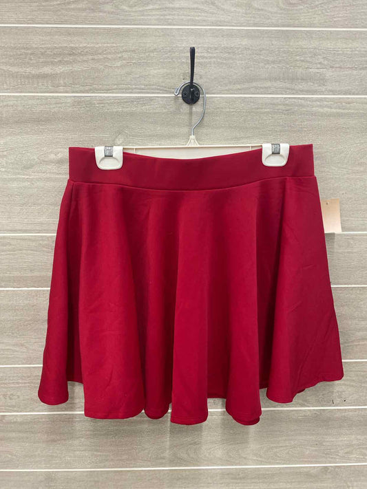 Red Womens Size 14/16 Skirt