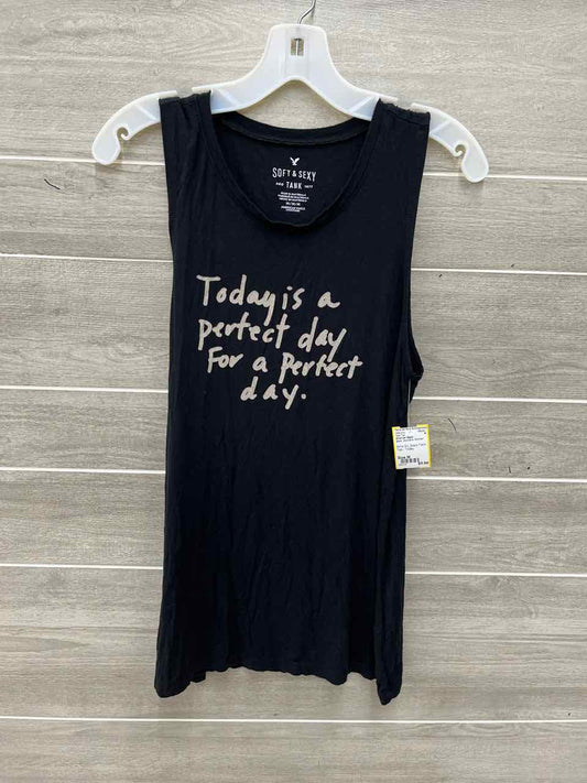 American Eagle Black Womens Women Size M Tank Top