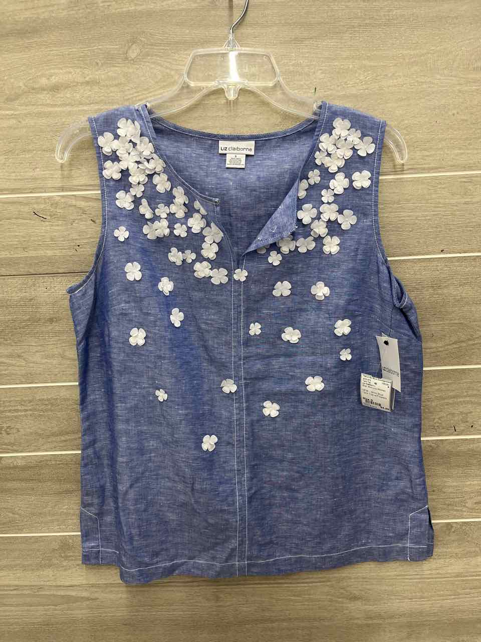 Liz Claiborne Size S Blue Womens Tank Top