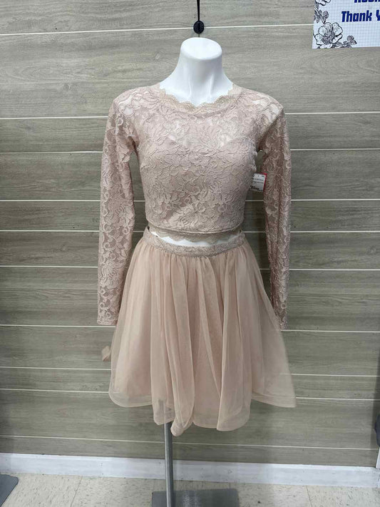 Beige Womens Women Size 9 Dress