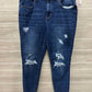 Maurices Blue Womens Women Size 12 Long Jeans