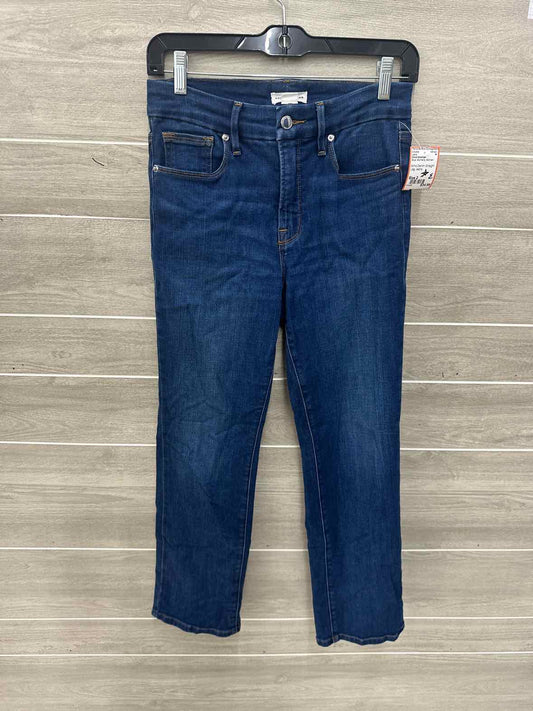 Good American Blue Womens Women Size 2 Jeans