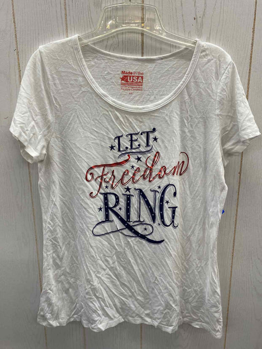 White Womens Size M Shirt