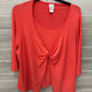 JMS Coral Womens Size 3X Shirt