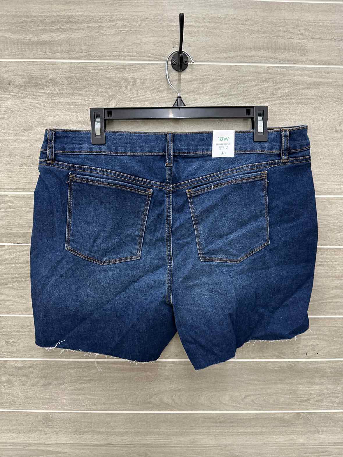 dip Blue Womens Women Size 18W Shorts
