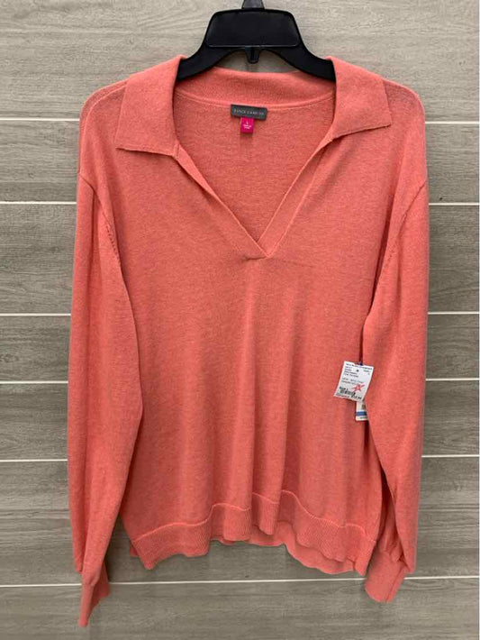 Vince Camuto Coral Womens Size L Sweater
