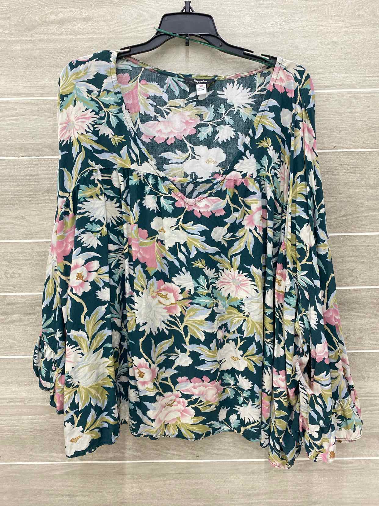 Supplies Green Womens Size 3X Shirt