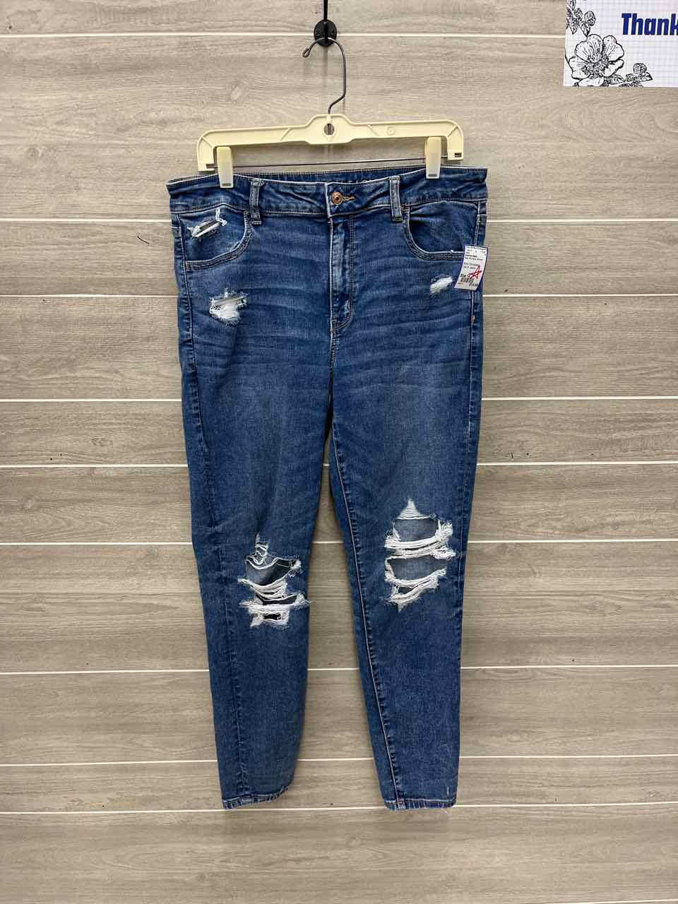 American Eagle Size 14 Blue Womens Jeans