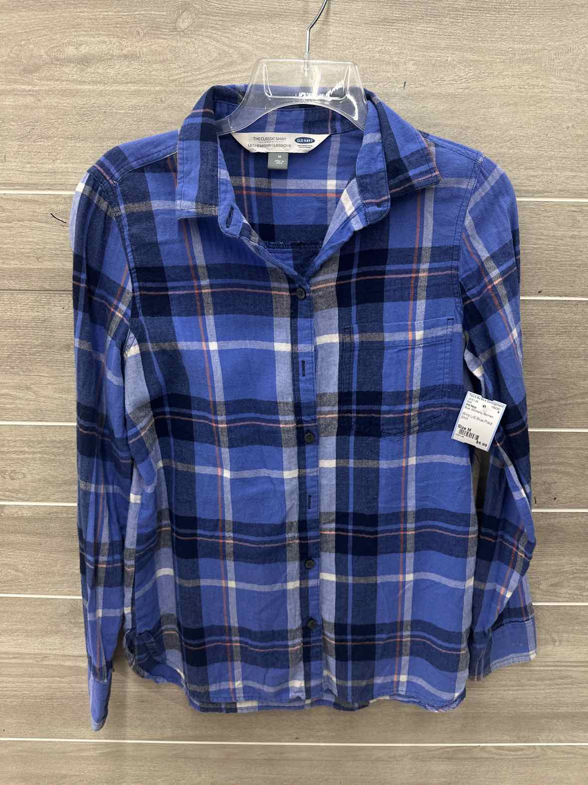 Old Navy Size M Blue Womens Shirt