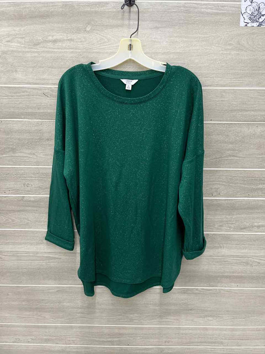 Crown & Ivy Size XL Green Womens Shirt