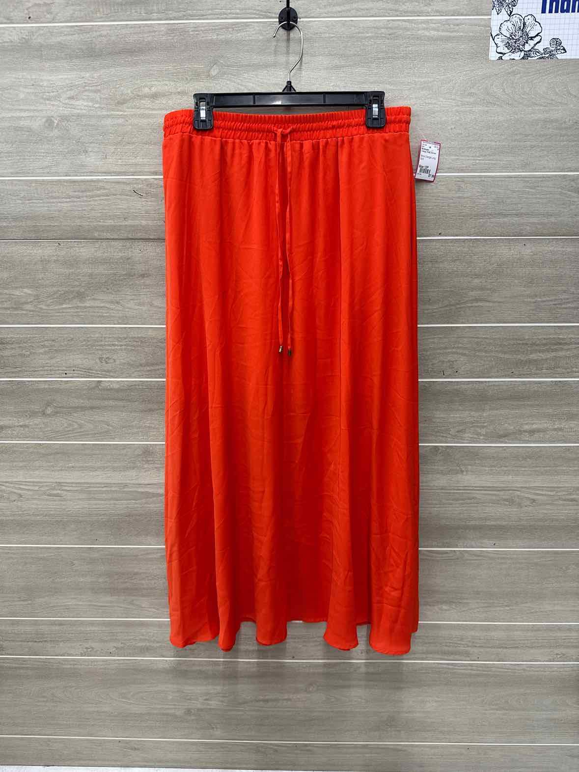 Worthington Size 12P Orange Petite Skirt